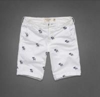 heren abercrombie and fitch casual shorts moose logo wit Hot Verkoop Mode evv1t994